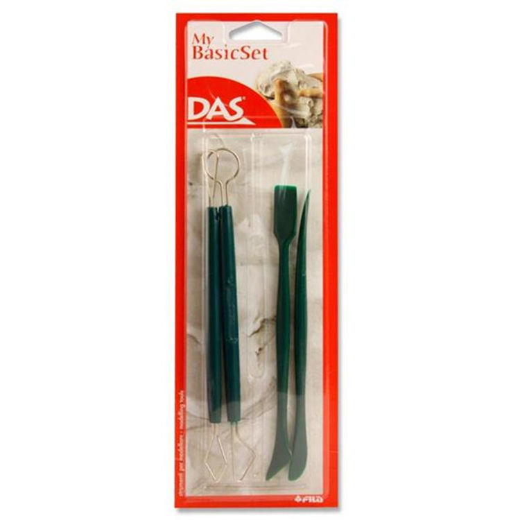 Picture of 3248-Pack of 4 Das Basic Modelling Tools Set by Fila
